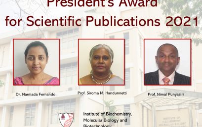 President’s Awards for Scientific Research in 2021