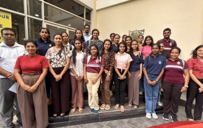 Wayamba University of Sri Lanka, participated in a laboratory training visit to the Institute of Biochemistry, Molecular Biology and Biotechnology (IBMBB)